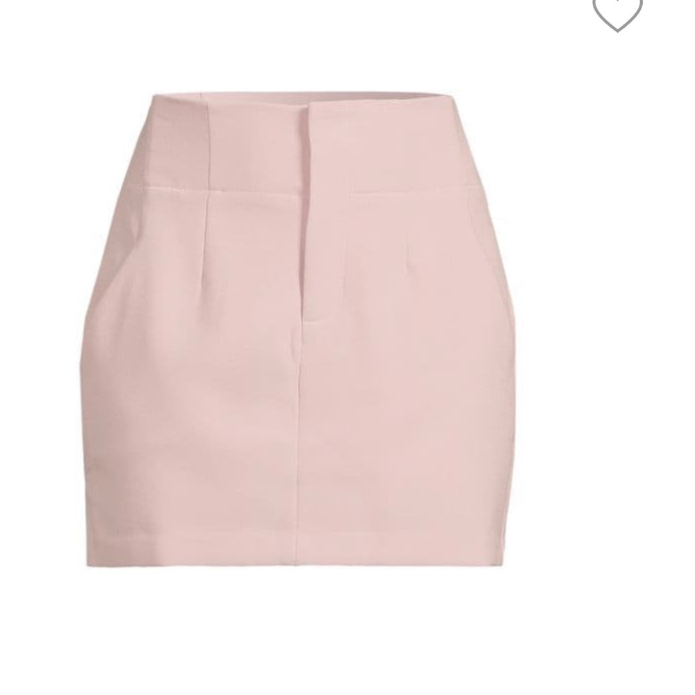 Chic Blush Pink Mini Skirt
